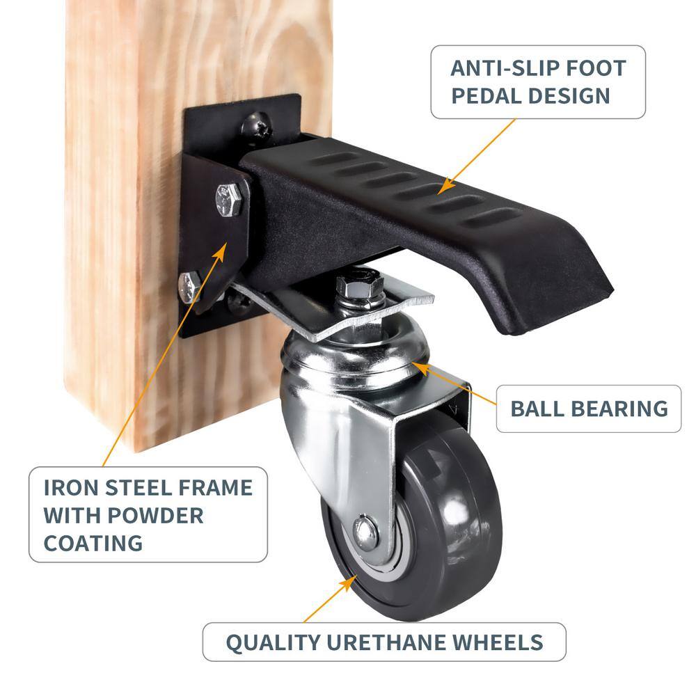 POWERTEC New Workbench Caster Kit (4-Pack) 17001