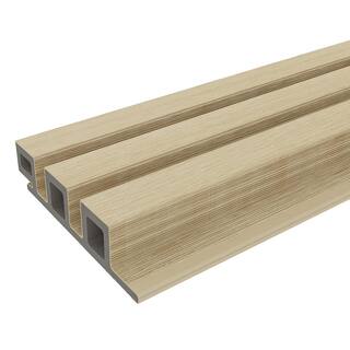 NewTechWood European Siding System 4.8 in. x 96 in. Composite Norwegian Board Siding in Japanese Cedar UH46-8-CE