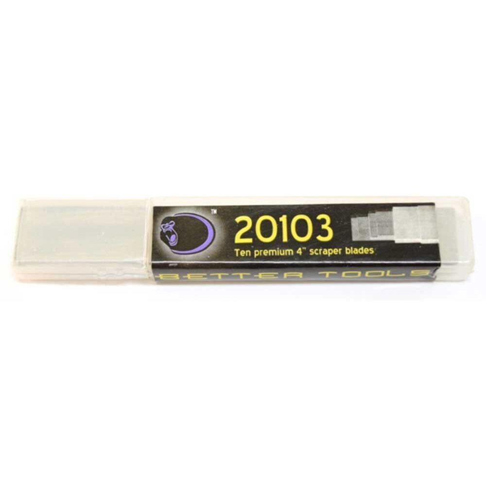 Better Tools 20103 Premium 4in Scraper Blade (100-Box)