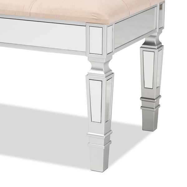 Baxton Studio Callen Classic and Traditional White Finished Wood 4-Drawer End Table - - 35864800