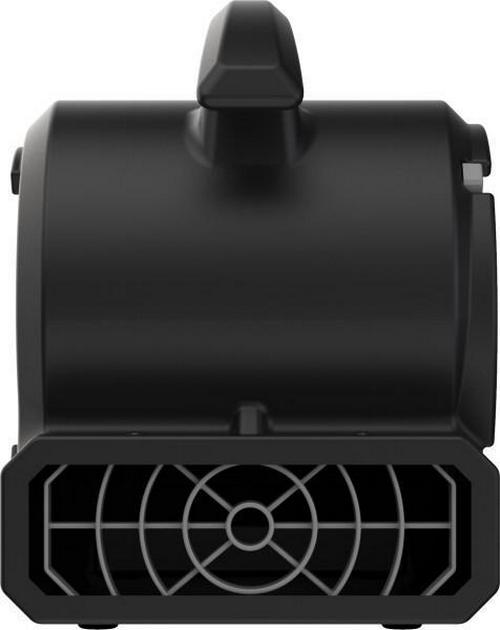 BlueDri 1/8 HP Mini Air Mover Blower Floor Fan with 2 Speeds， BD-VP-15-BK