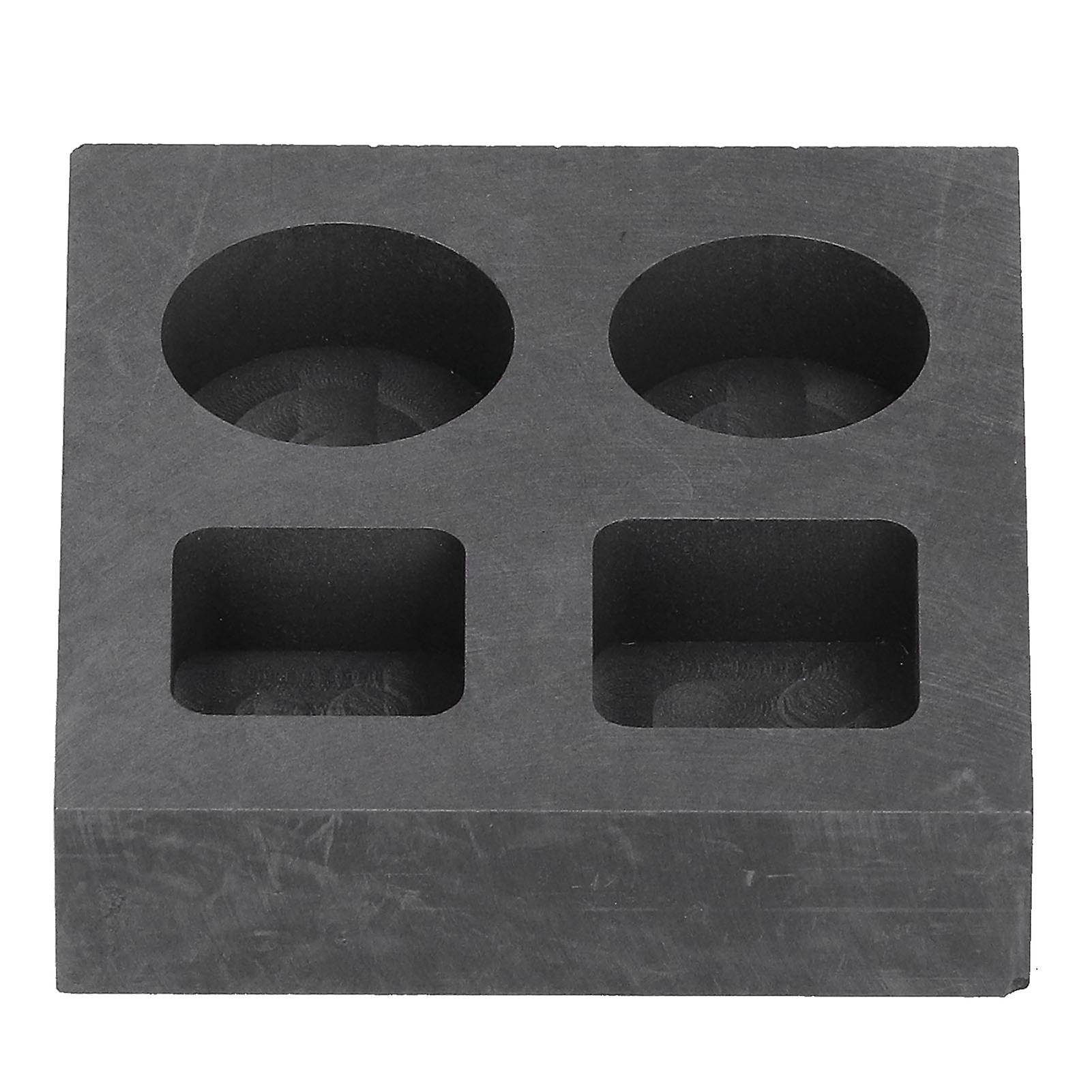 Graphite Mold Thermal Conductivity 2000 High Temperature Resistant 4 Holes Combination Ingot Molds For Metal Casting