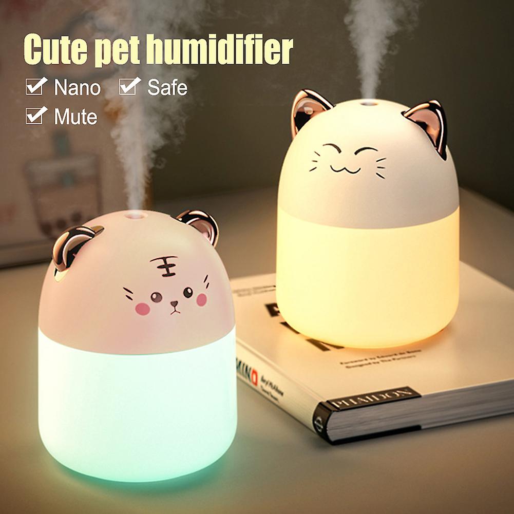 Mini Desktop Humidifier Colorful Atmosphere Light Cool Mist Aroma Diffuser