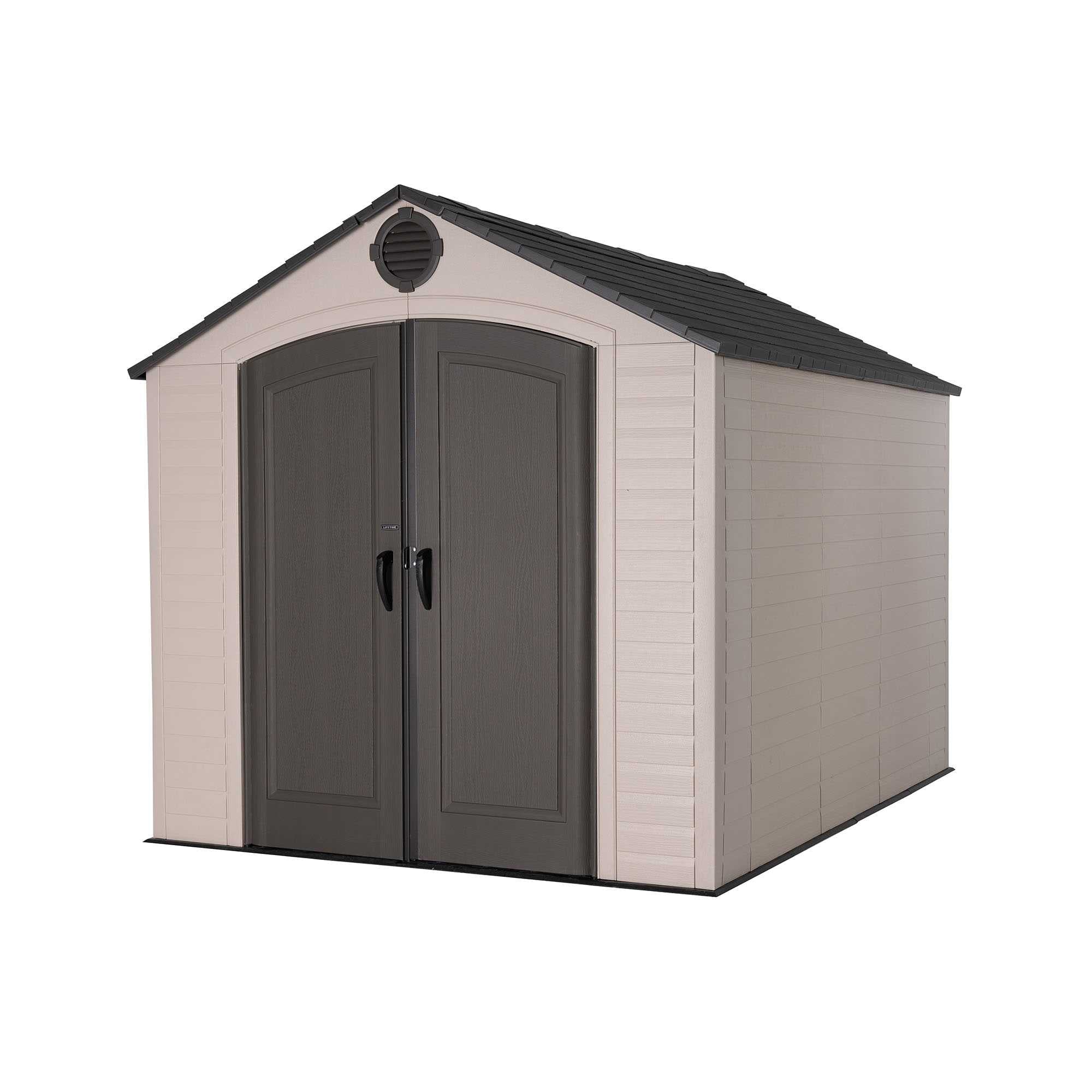 Lifetime 8 Ft. x 10 Ft. Outdoor Storage Shed