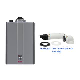 Rinnai Super High Efficiency Plus 11 GPM Indoor Residential 199000 BTU Natural Gas Tankless Water Heater with Termination Kit RU199iN-229012NPP