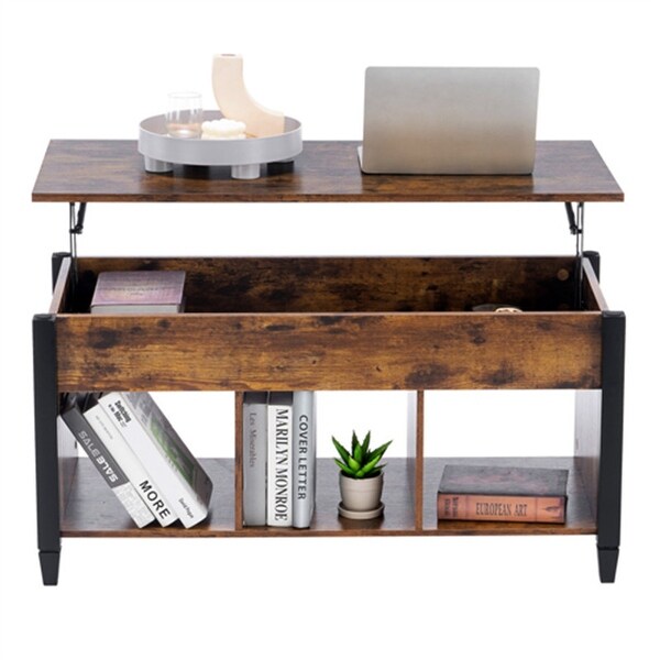 Living Room Furniture Lift Top Storage Coffee Table