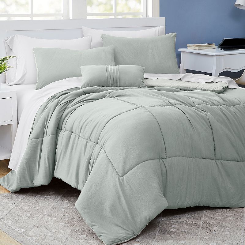 Modern Threads 6-Piece Garment Washed Complete Bed Set