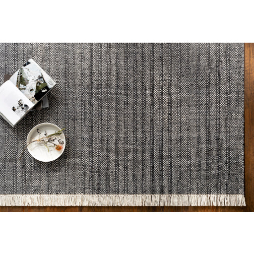 Reliance Solid  Wool Grey Rug