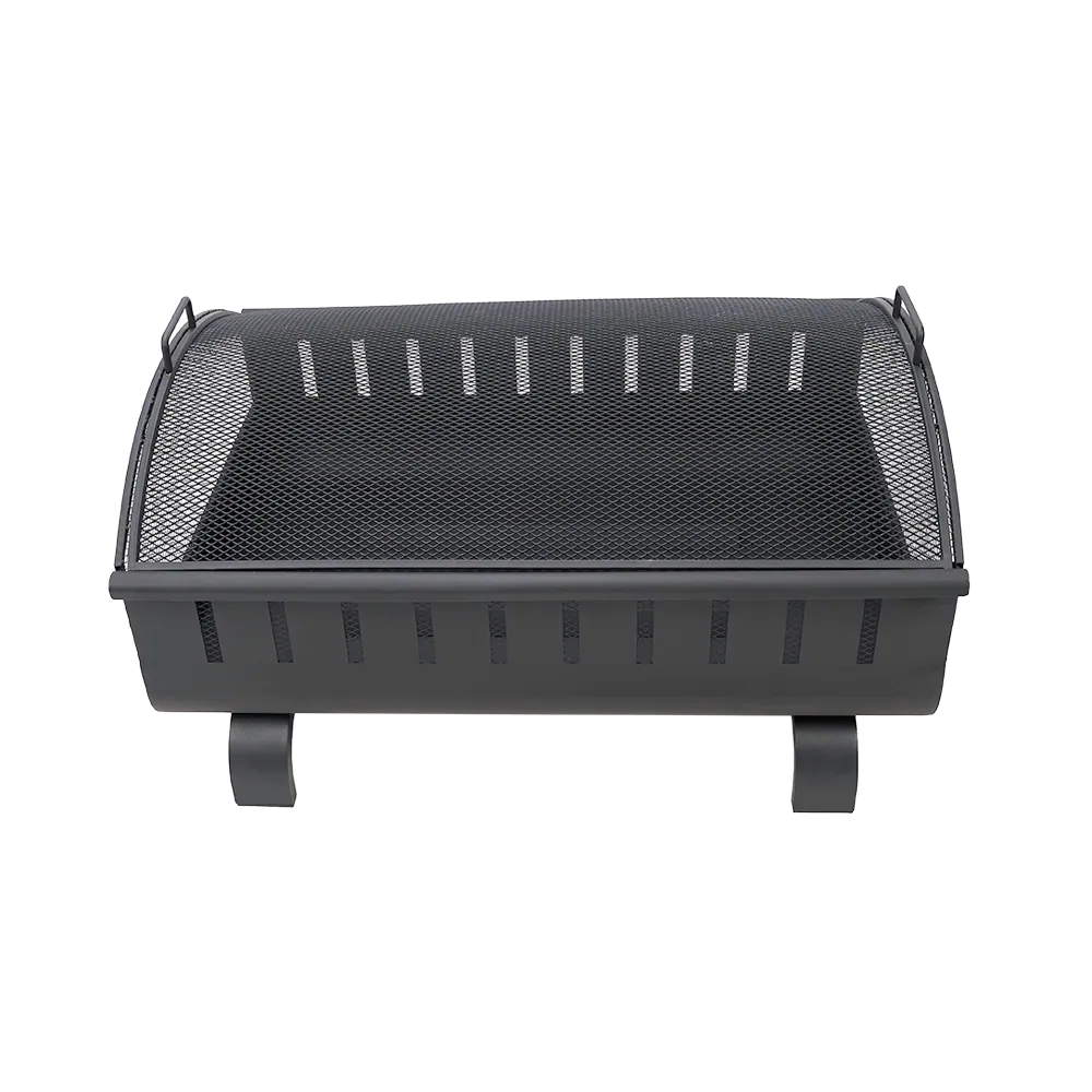 Style Selections WAD2027ES-L 22.5-in W Black Steel Wood-Burning Fire Pit