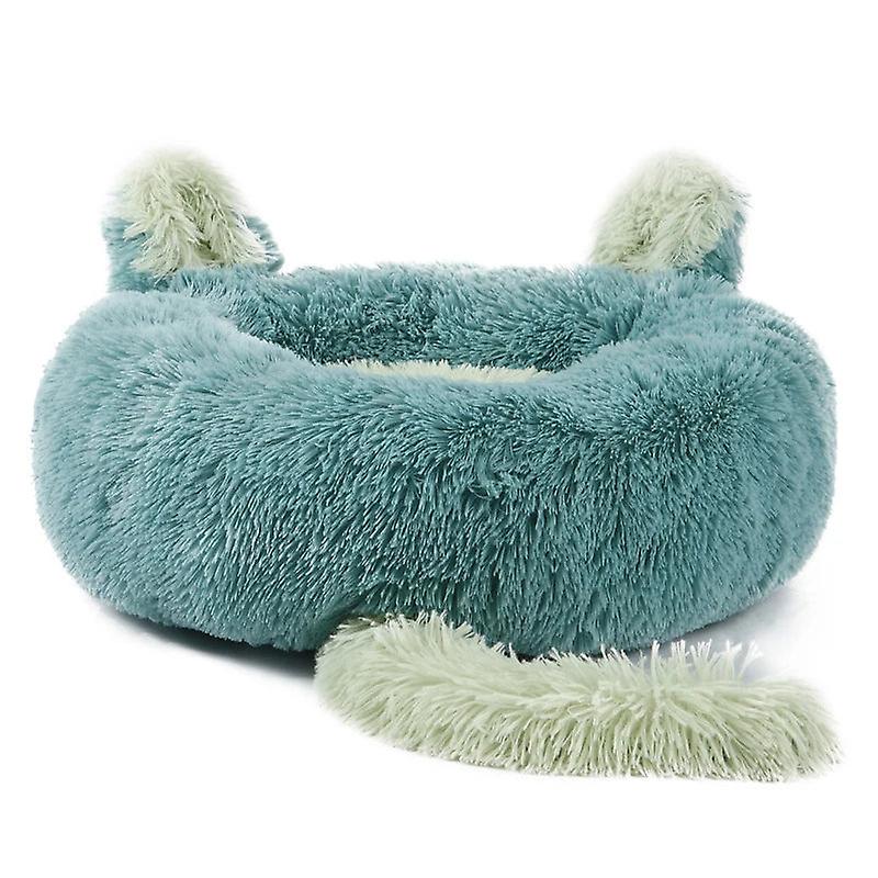 Anti anxiety fluffy plush dog bed