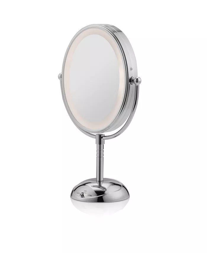 Conair Oval LED Lifetime Lighting Double-Sided Mirror