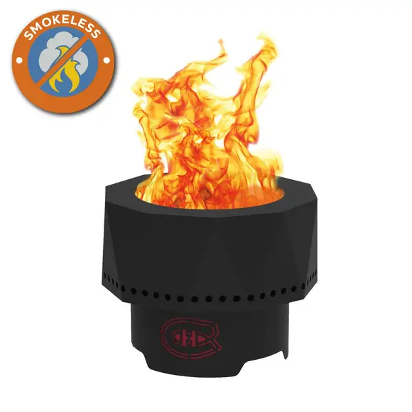 Blue Sky Montreal Canadiens Ridge Smokeless Fire Pit