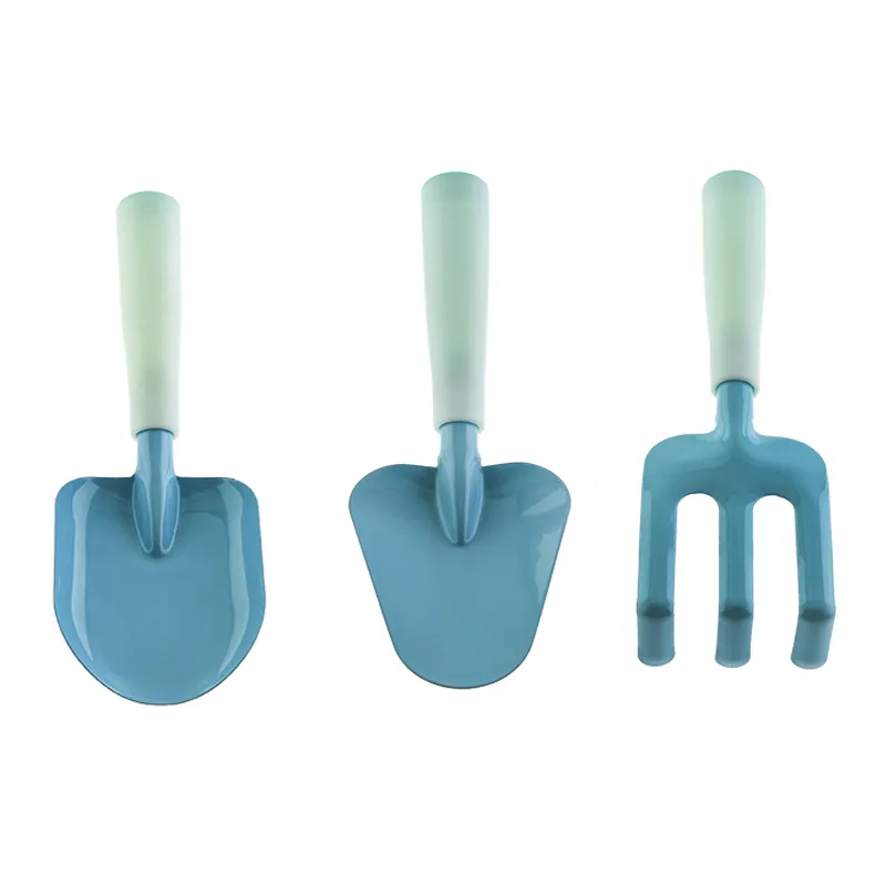 High Quality Carbon Steel Mini Garden Shovel Children Hand Tool Child Garden Tools set With Plastic Handle