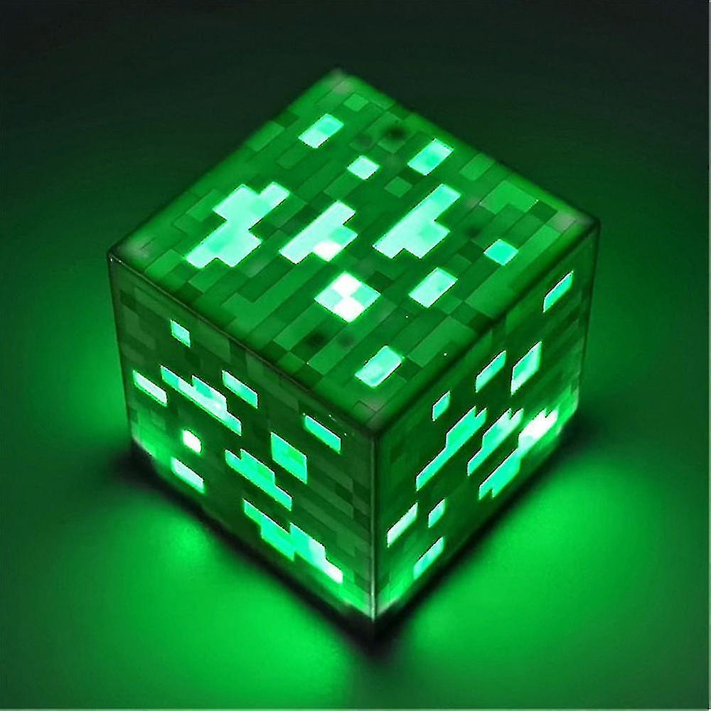 Minecraft Game Peripheral Miners Night Light Usb Home Decor Lamp Funny Fans Gift