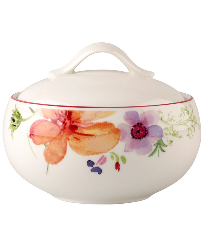 Villeroy and Boch Dinnerware Mariefleur Covered Sugar Bowl