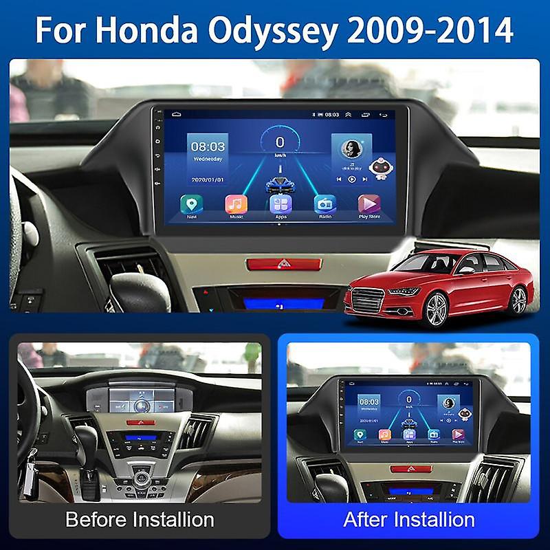 4G Android Carplay Car Radio For Honda Odyssey 2009-2014 Multimedia Player GPS Navigation Autoradio