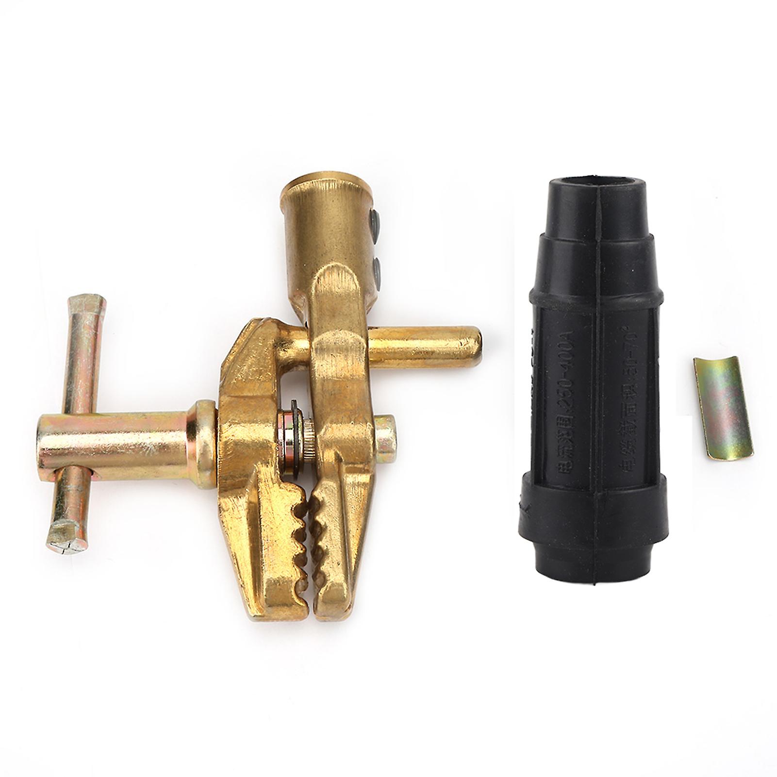 Heavy Duty 600a Brass Welding Earth Ground Cable Clip For Welder Tools All Brass