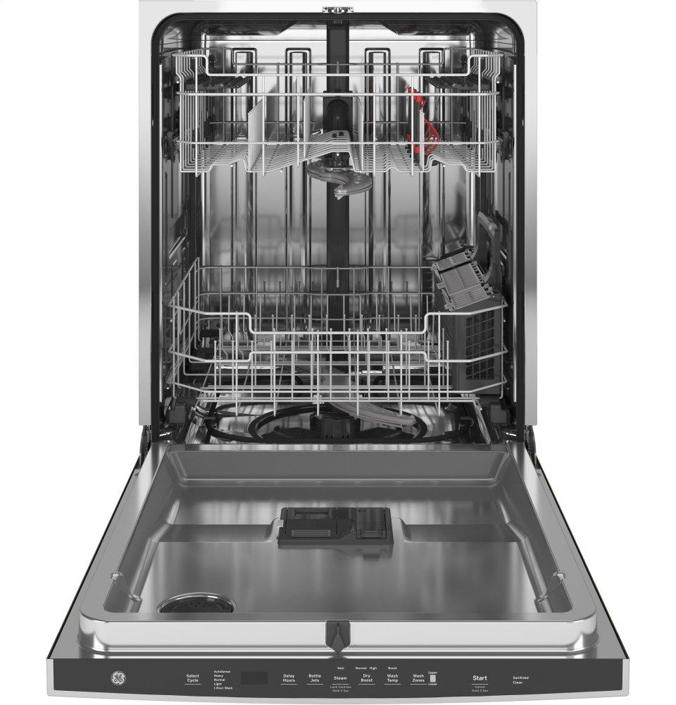 Ge Appliances GDT645SMNES Ge® Top Control With Stainless Steel Interior Dishwasher With Sanitize Cycle & Dry Boost With Fan Assist