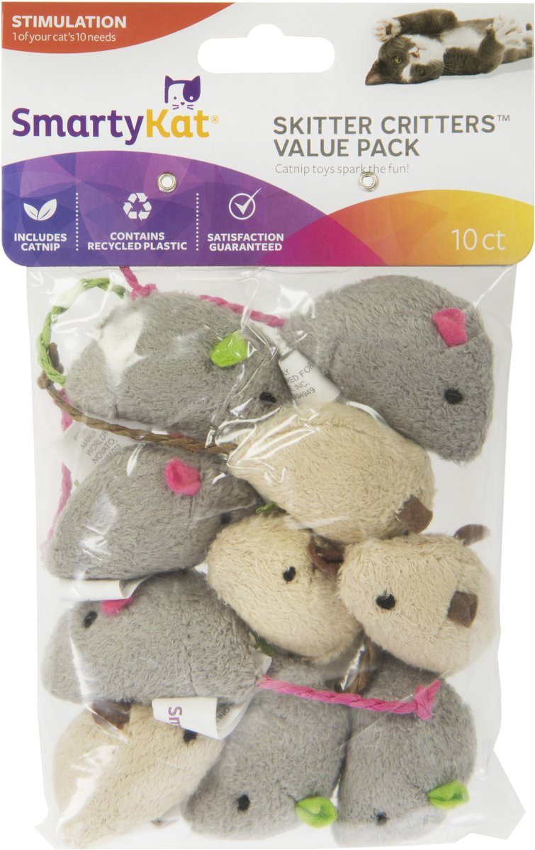 SmartyKat Skitter Critters Value Pack Catnip Cat Toys