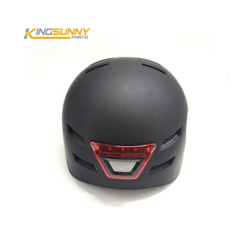 Helmet with light Size  S M L Warning Light Flash Headlight Safety Helmet with LED Electric Scooter Bike Accessories