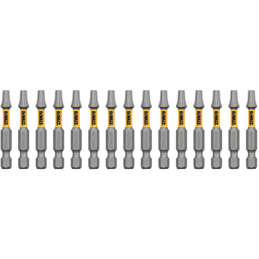 DW MAXFIT 2 in. #25 Torx Bit with Small Bulk Storage (15-Piece) DWA2TX25MF15