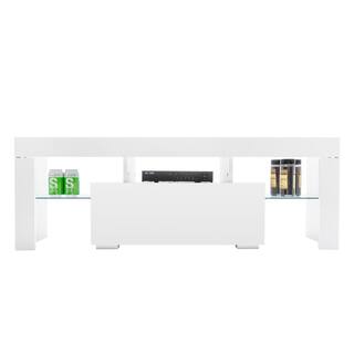 Winado LED TV Unit Cabinet Stand Shelf Table Free Storage Drawer 100132425938