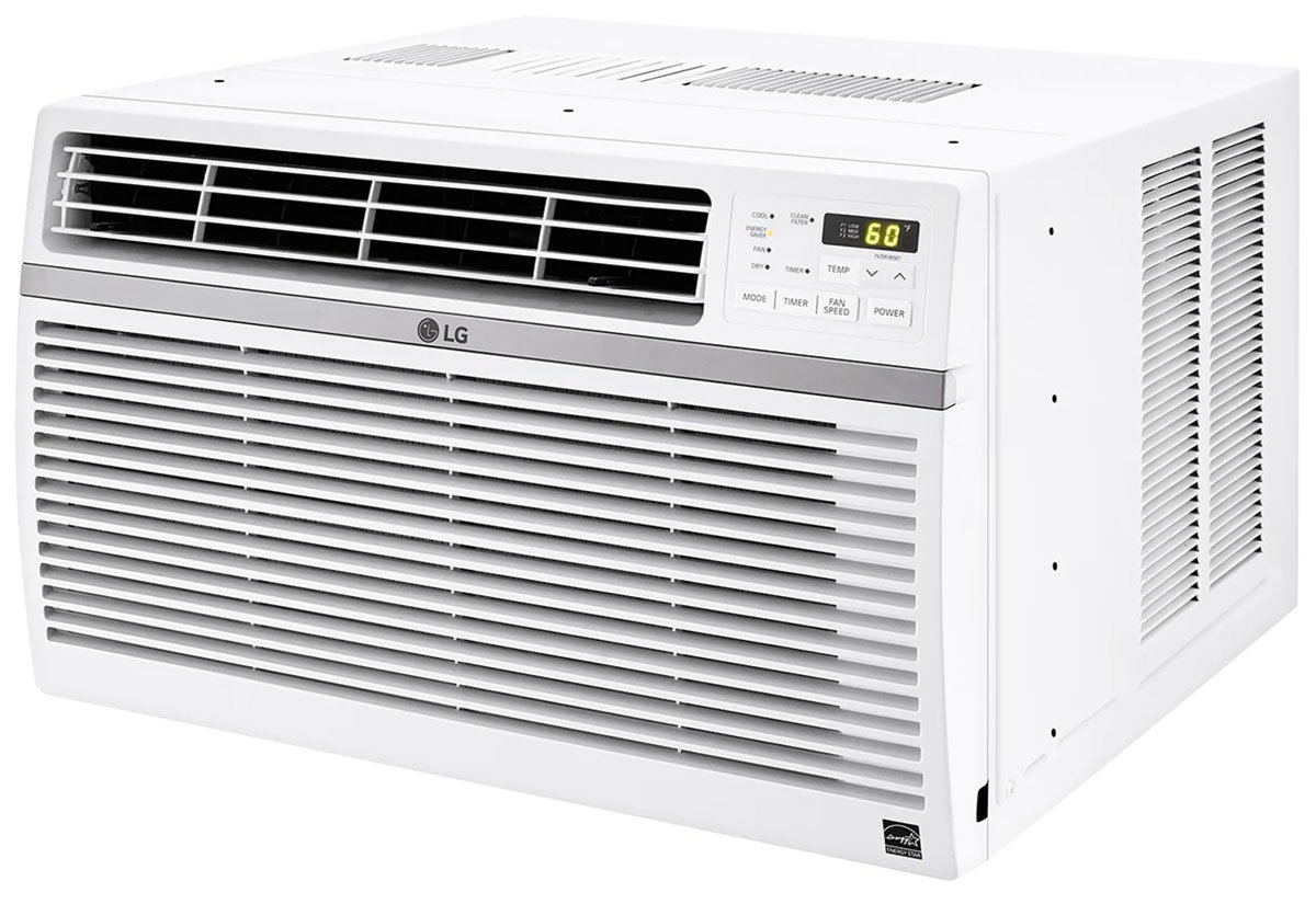 LG 10，000 BTU 12.1 EER 115V Window Air Conditioner