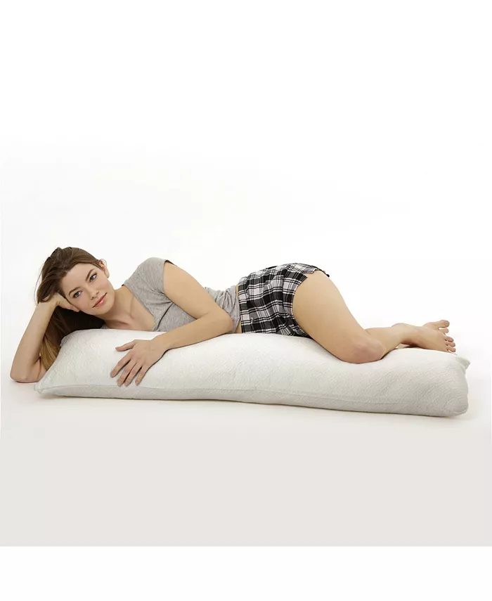 Rio Home Fashions Pure Rest Covered Memory Foam Body Pillow - One Size Fits All