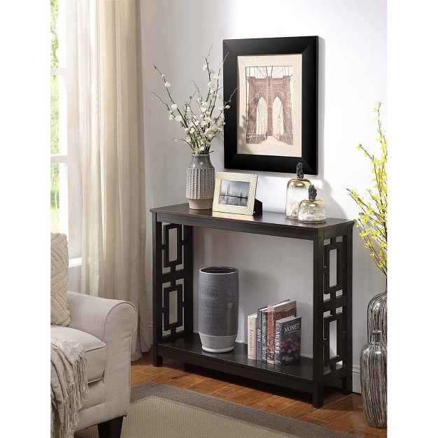 Town Square Console Table With Shelf Breighton Home