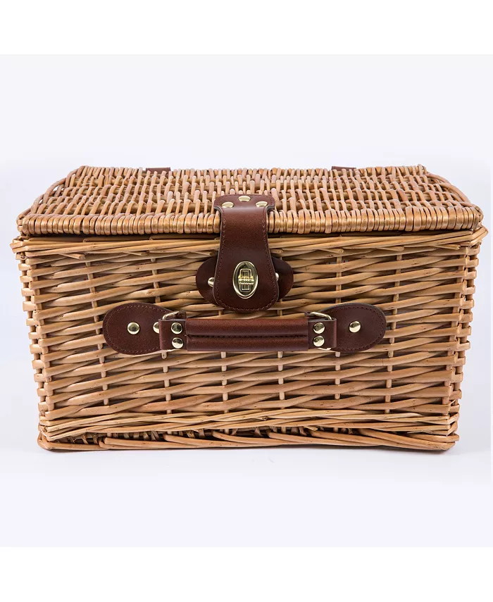 Picnic Time Plaid Red Catalina Picnic Basket