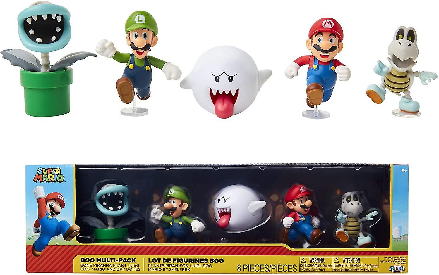 5-Pack Super Mario Boo Multi-Pack Set Figures