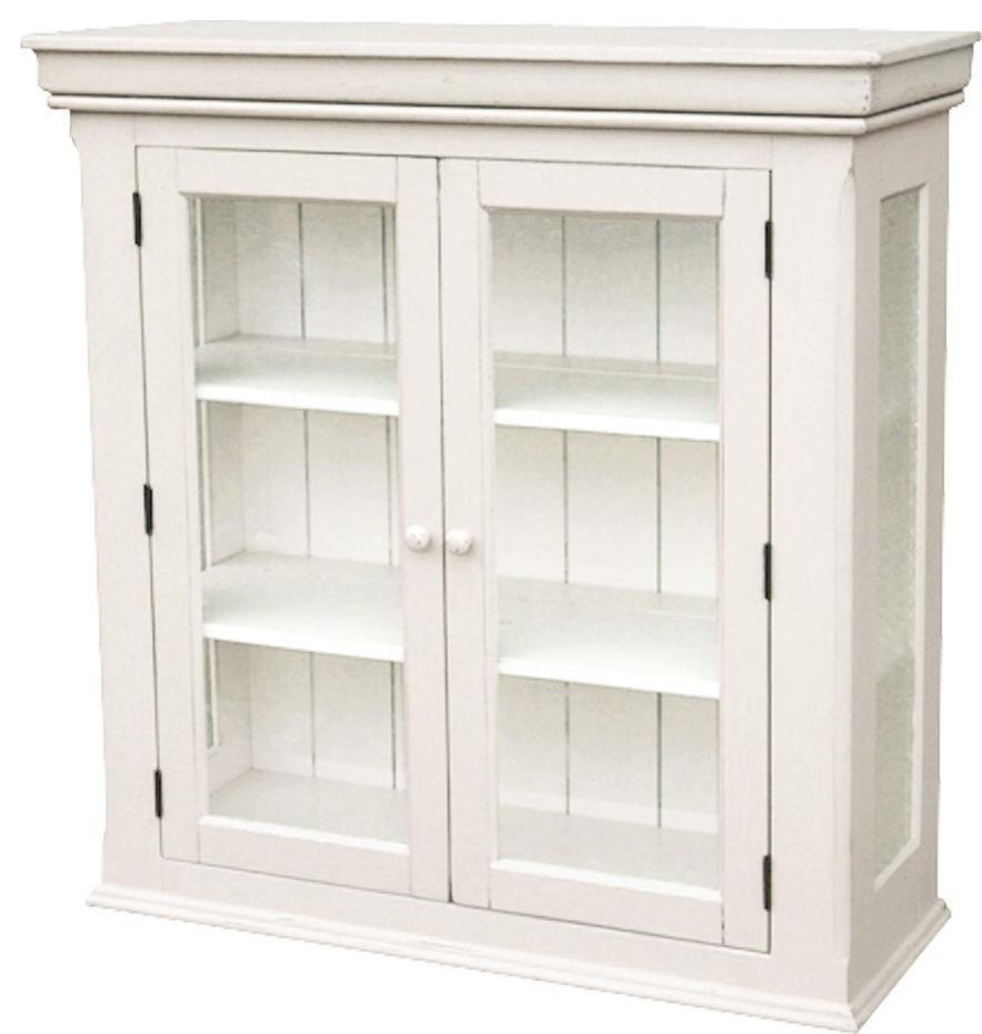 Bookcase TRADE WINDS PROVENCE Traditional Antique Painted White Paint   Farmhouse   Bookcases   by EuroLuxHome  Houzz