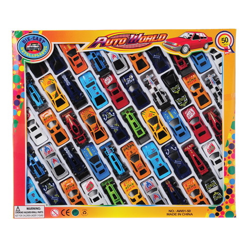 U.S. Toy MU498 Toy Race Car Set / 50 PC