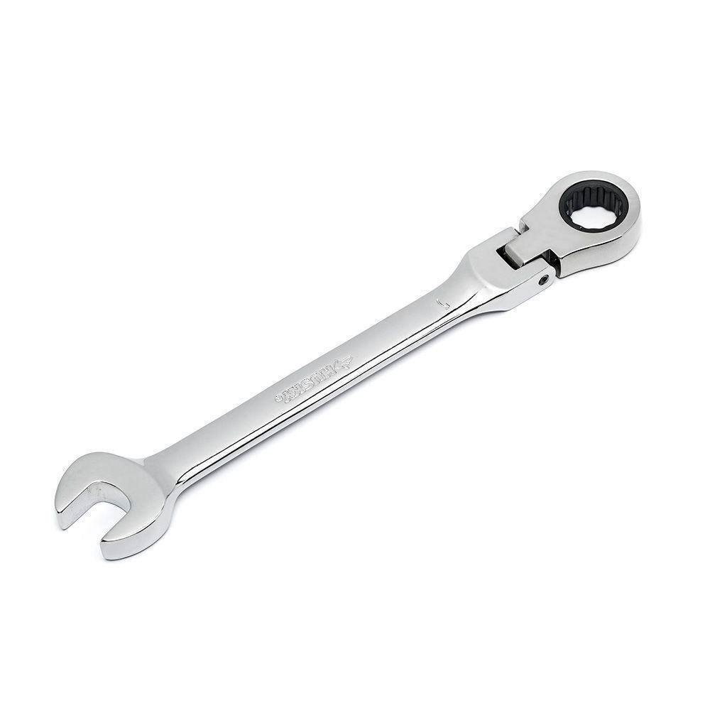 Husky 12 in. Flex Head Ratcheting Combination Wrench HFRW12