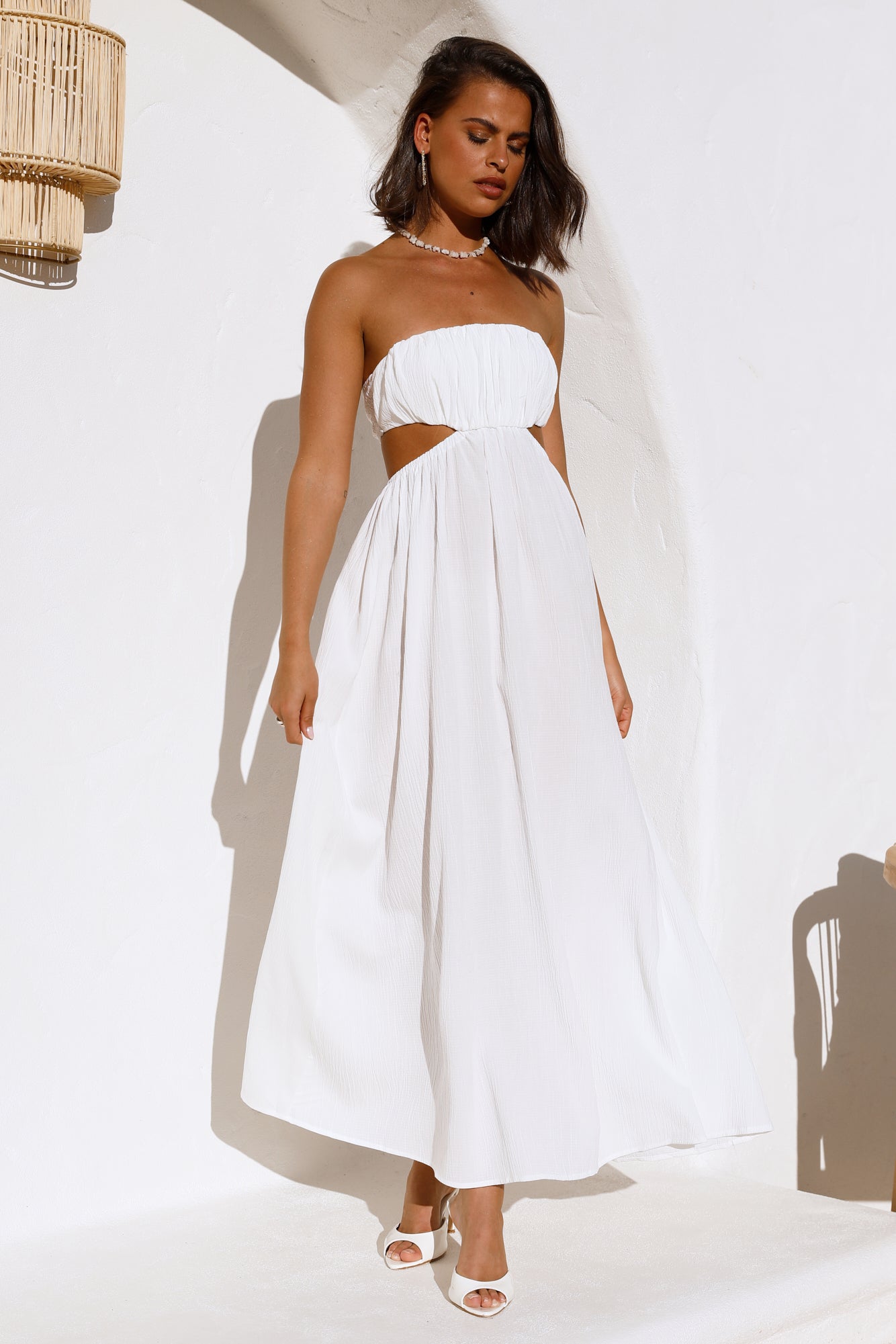 GORG Lover Midi Dress White