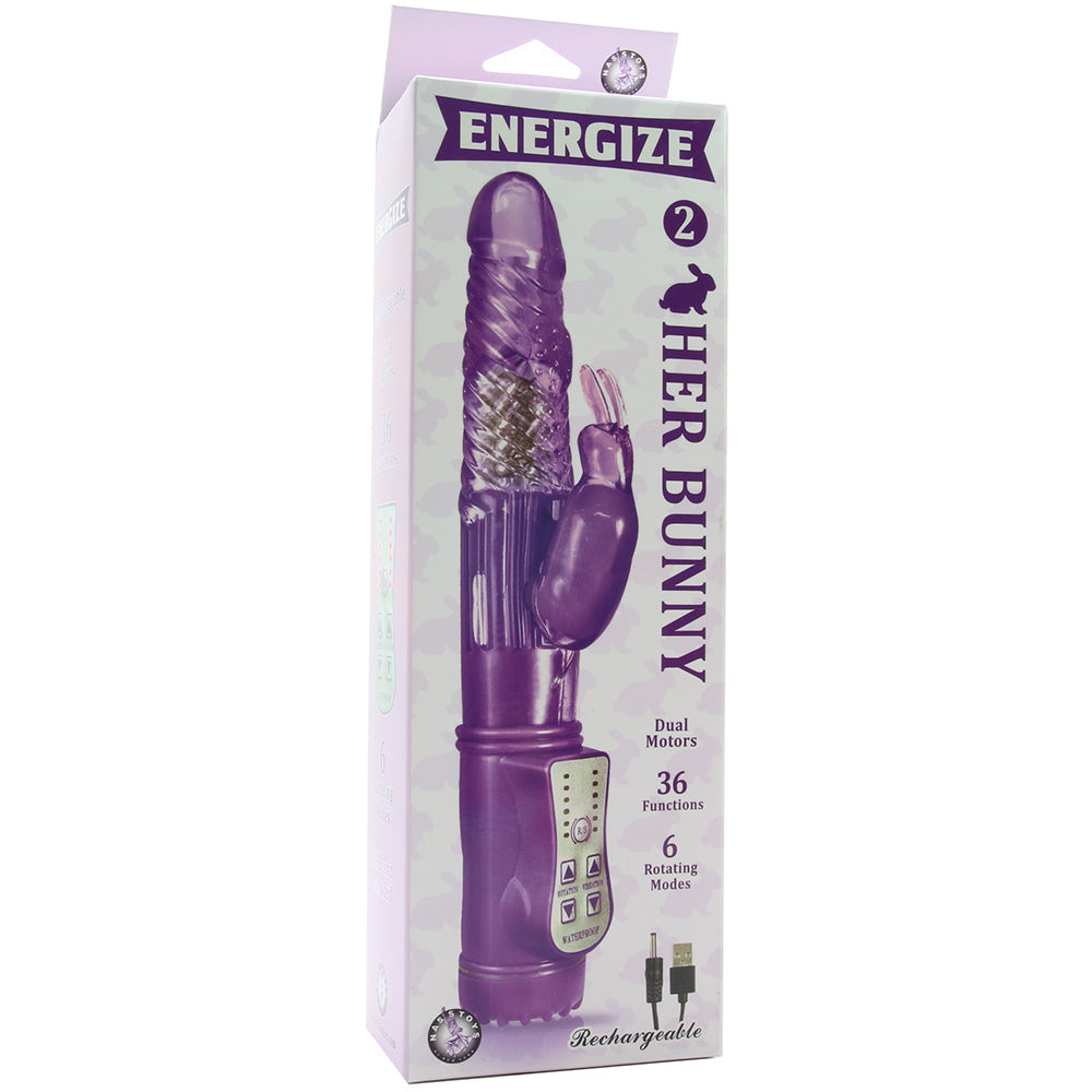 Energize Her Bunny 2 Rabbit Vibe in Purple