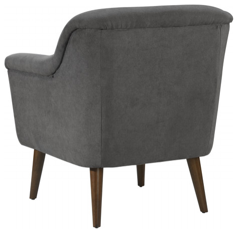 Shelby Woven Fabric Oversized Armchair   Midcentury   Armchairs And Accent Chairs   by Lilola Home  Houzz