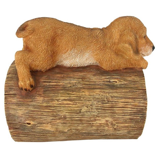 Design Toscano Golden Retriever Puppy Dog Gutter Guardian Downspout Statue