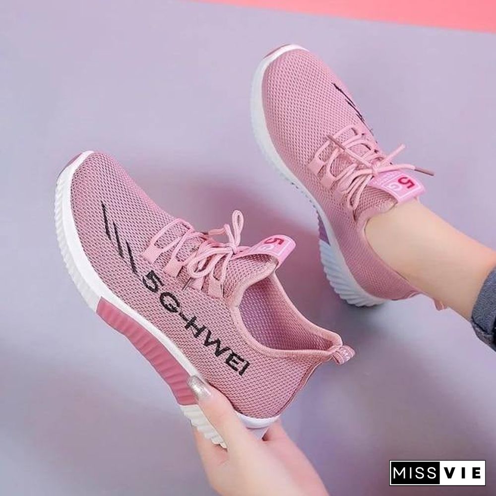 Spring Women Casual Shoes Breathable Mesh Platform Sneakers Women New Fashion Mesh Sneakers Shoes Woman Tenis Feminino