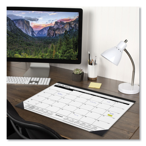 AT-A-GLANCE Ruled Desk Pad， 22 x 17， 2022 (SK2400)