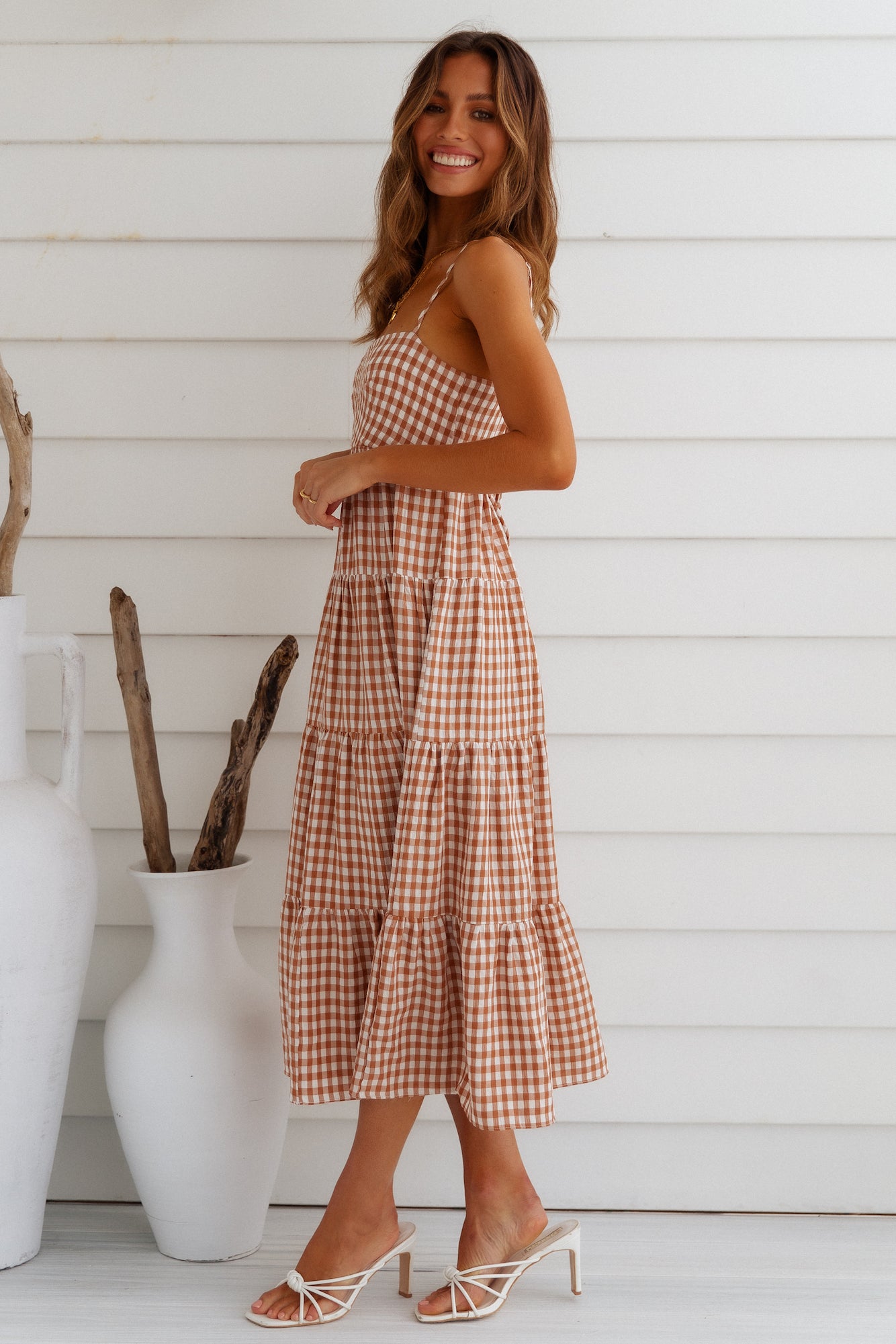 Gingham Dreams Maxi Dress