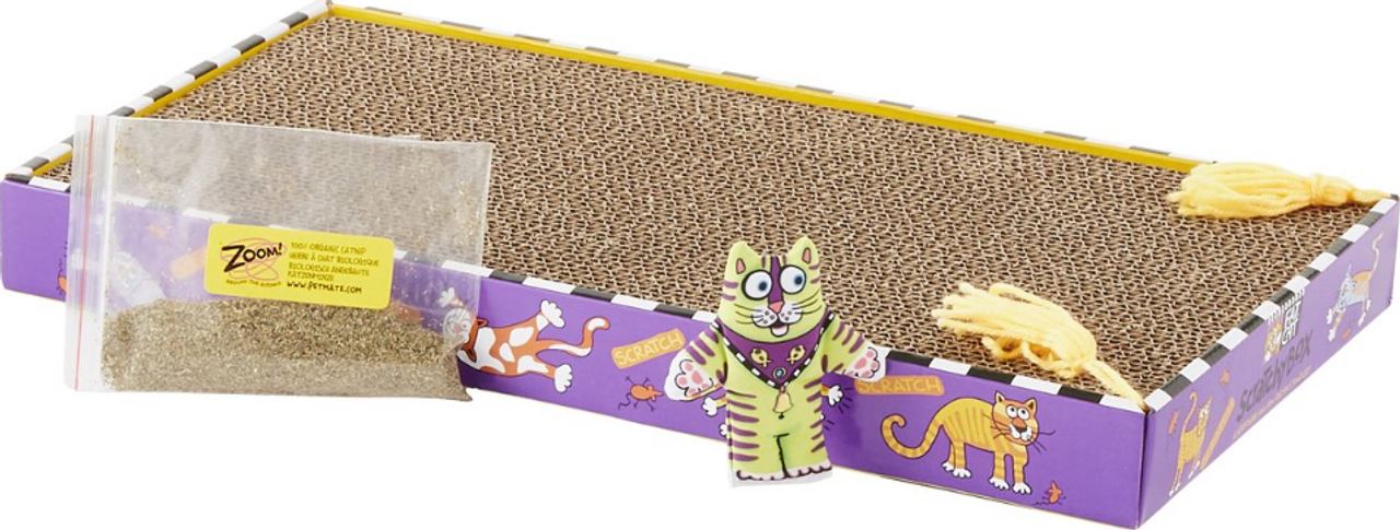 Fat Cat Big Mama's Scratchy Box Double Wide Cat Scratch Board