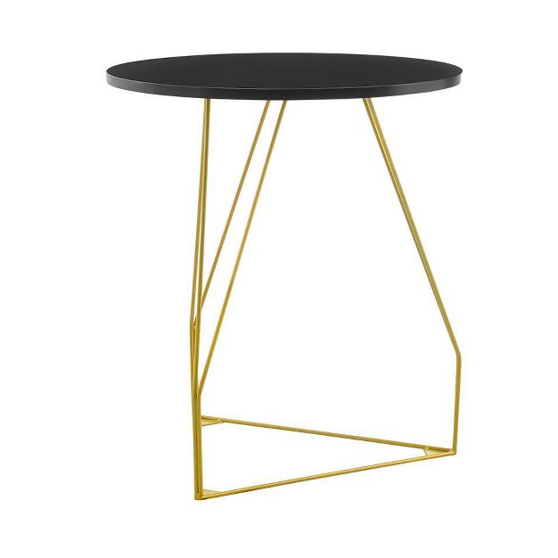 Orlando Accent Table Black gold Finch