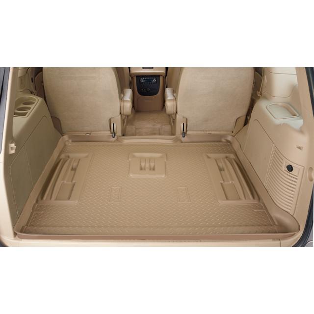 Husky Liners Classic Style Series Cargo Liner Behind 3rd Seat Tan Fits 00-05 Ford Excursion