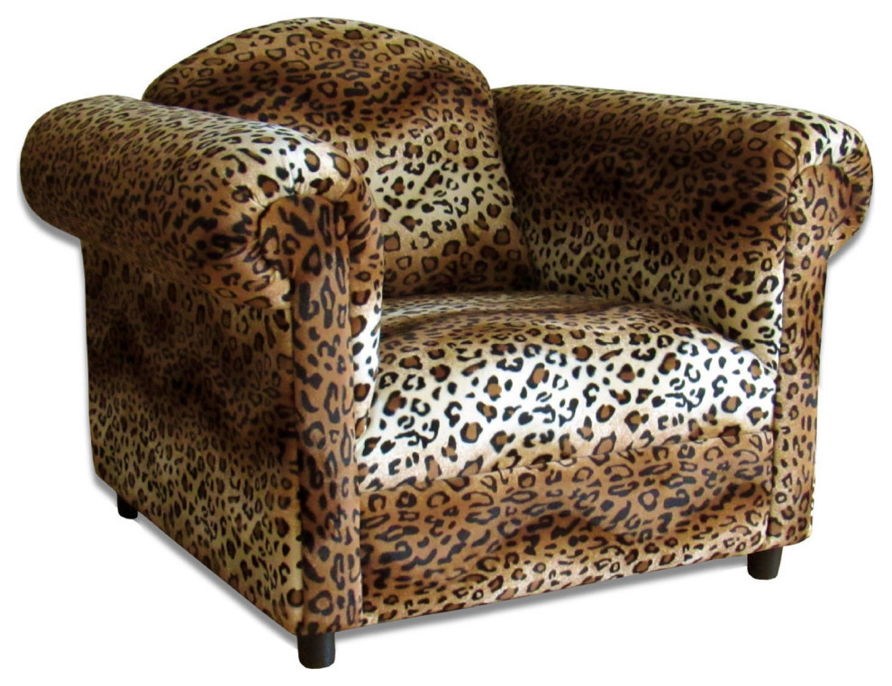 Leopard Arm Chair  Leopard Print Chair   Contemporary   Armchairs And Accent Chairs   by Wicked Elements  Houzz