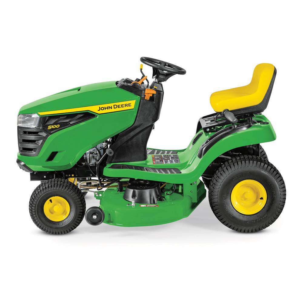 John Deere S100 42 in. 17.5 HP Gas Hydrostatic Riding Lawn Tractor BG21271