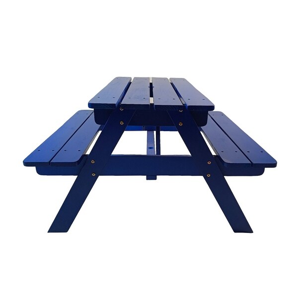 Children's Dining Tables MultiFunction Wooden Portable Patio Dining Table，Indoor and outdoor universal