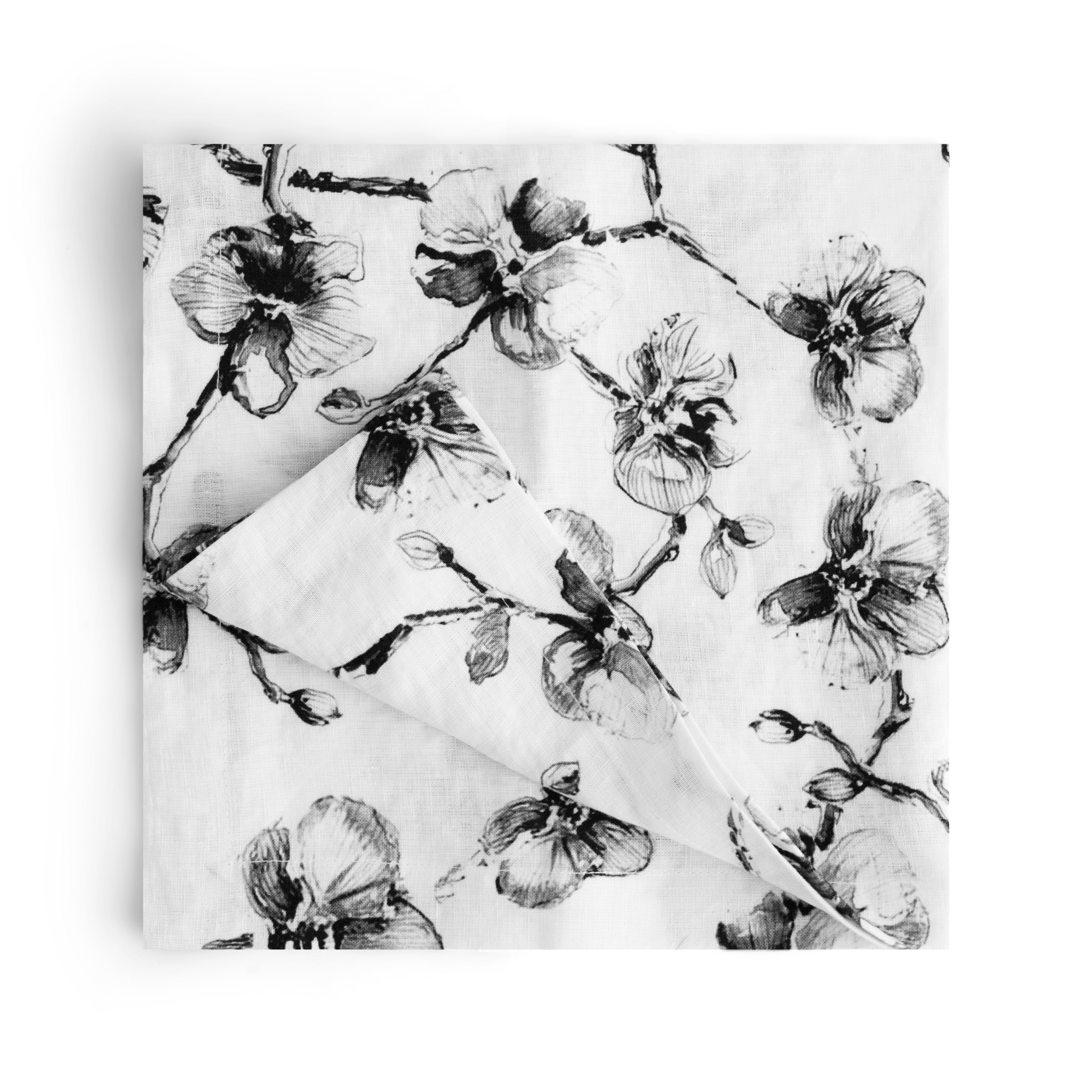 Black Orchid Dinner Napkin Set