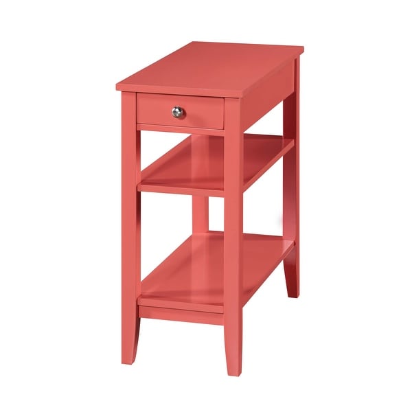 Copper Grove Aubrieta1 Drawer Chairside End Table with Shelves