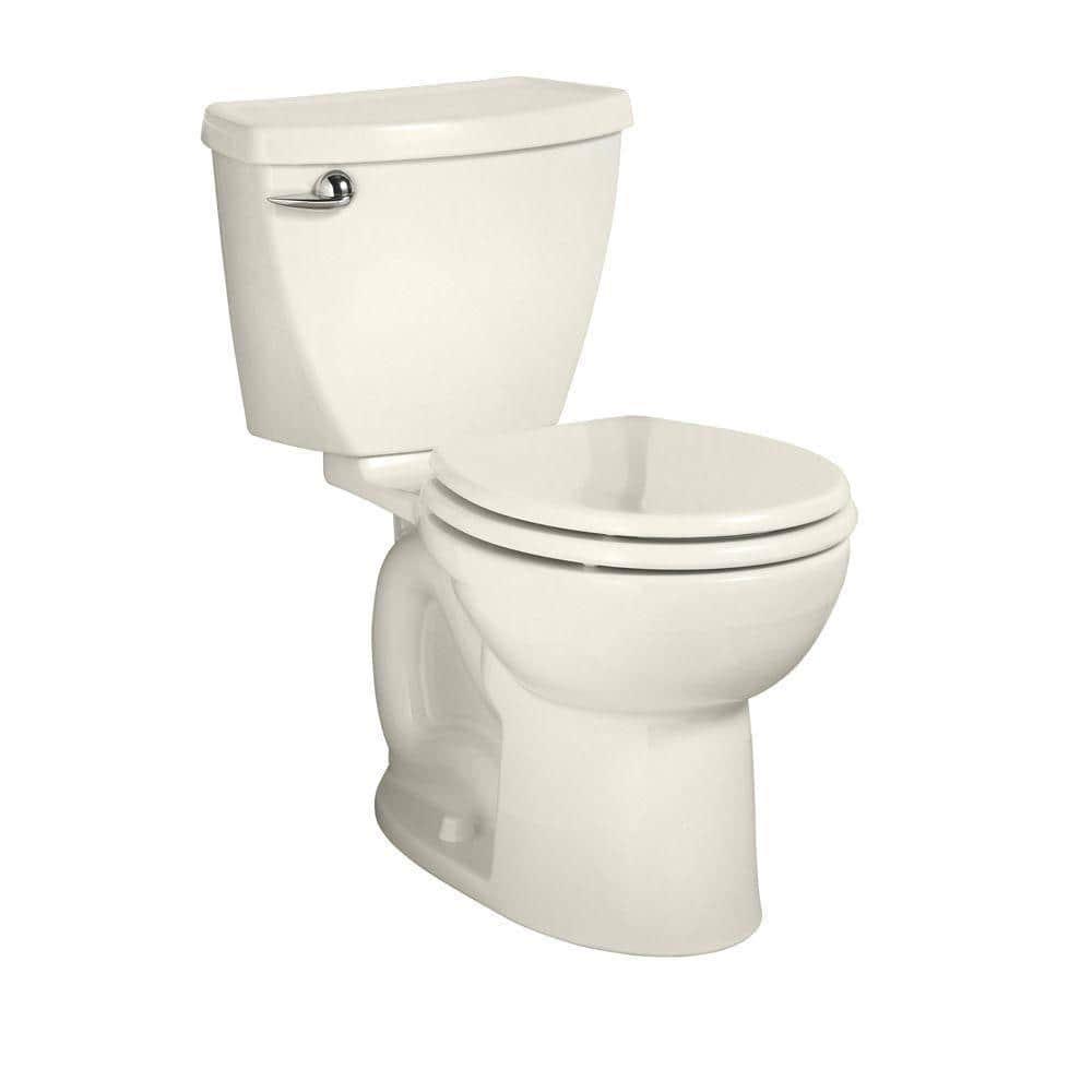 American Standard Cadet 3 Powerwash Tall Height 2piece 128 GPF Single Flush Round Toilet in Linen Seat Not Included